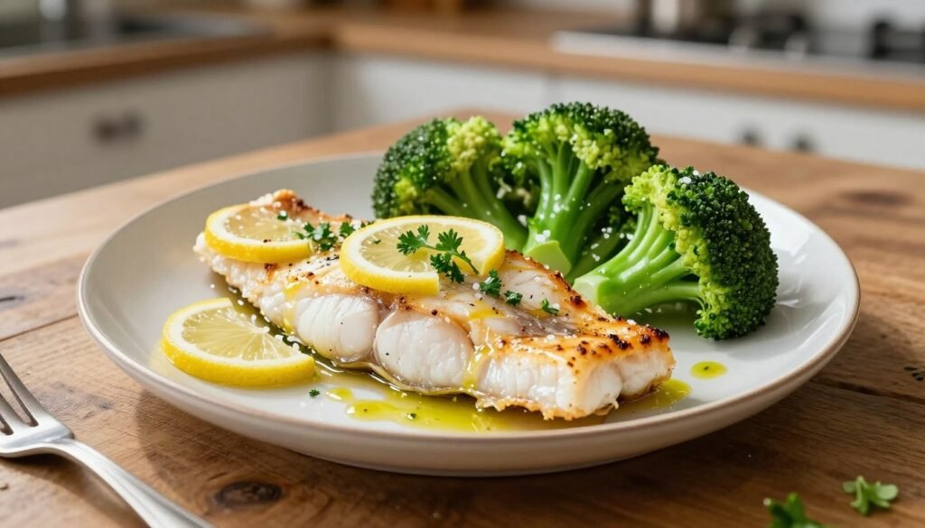 Easy Baked Fish with Garlic and Broccoli b2d7bde2 6537 430e b73c a5b0936e9acc