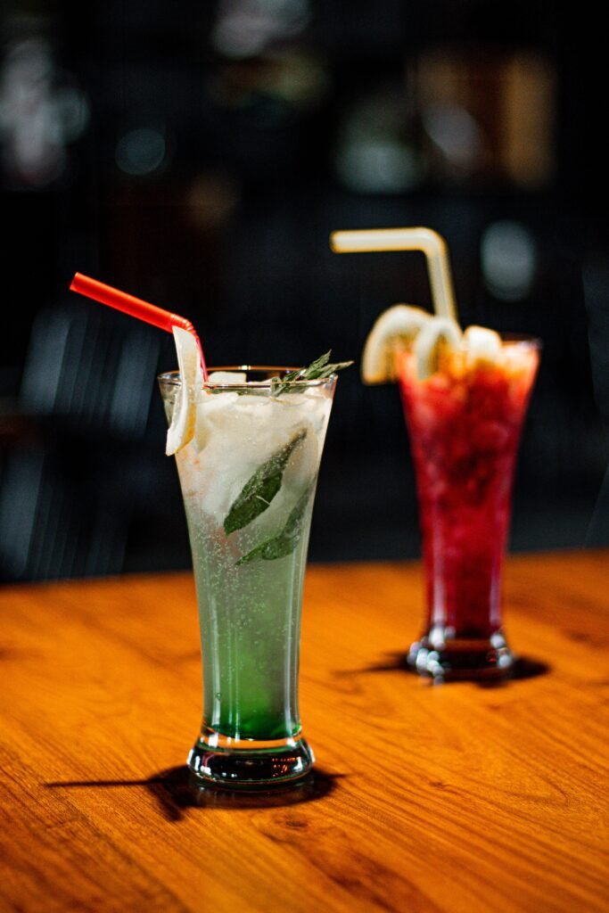 Best Blue Lagoon Mojito Mocktail Recipe: A Refreshing Drink for Any Occasion Sparkling lemon mint mocktail served over ice in a tall glass
