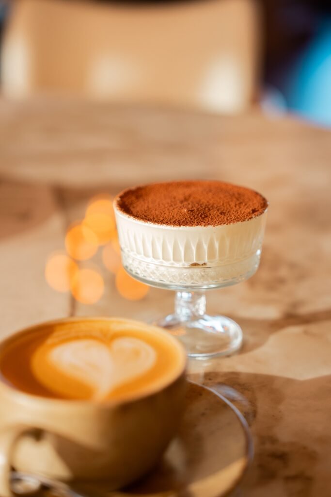 Easy Tiramisu in a Glass: A Creamy Coffee Dessert Creamy tiramisu in a glass served with fresh coffee